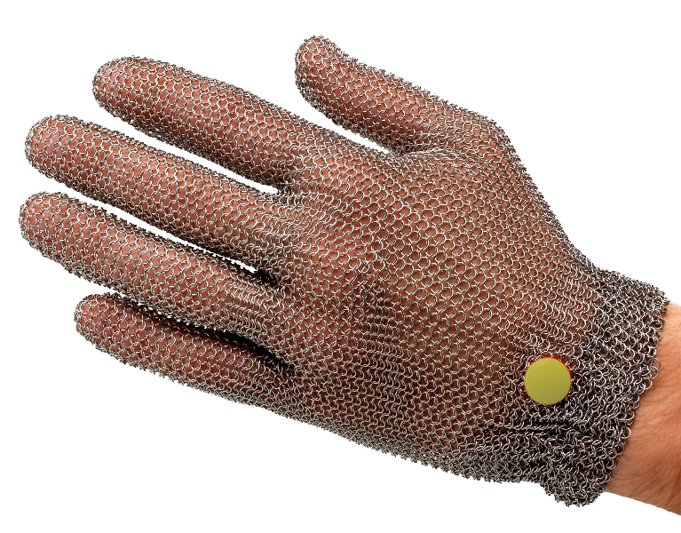WILCO-metal mesh glove, DETECTABLE, whithout cuff