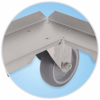 Wheel housing galvanized (for dry rooms)