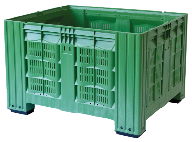 Large capacity container X 700l, open, green