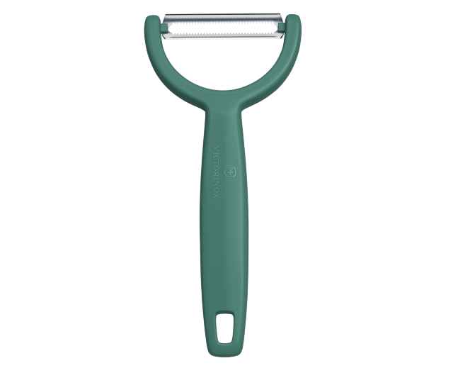 Victorinox Ypso peeler serrated edge, double-edged - GREEN