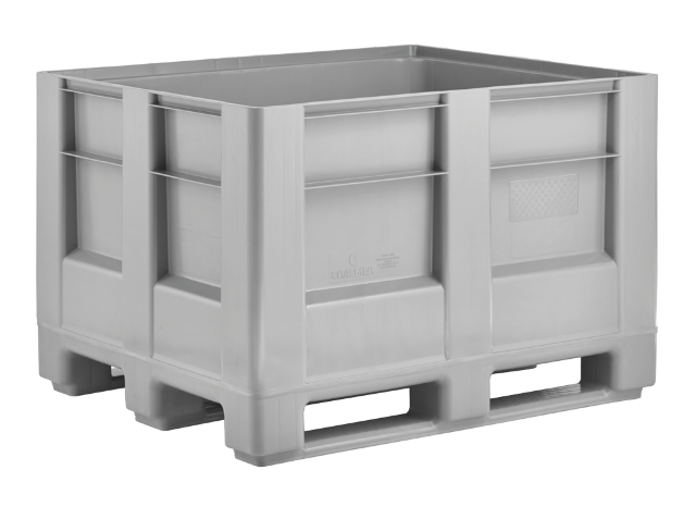 RUMPL HB3 Hygienic plastic pallet box 1200 x 1000 mm grey