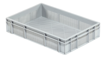 Fine mesh box 600 x 400 x 125 mm, gray Fine mesh box 600 x 400 x 125 mm, gray